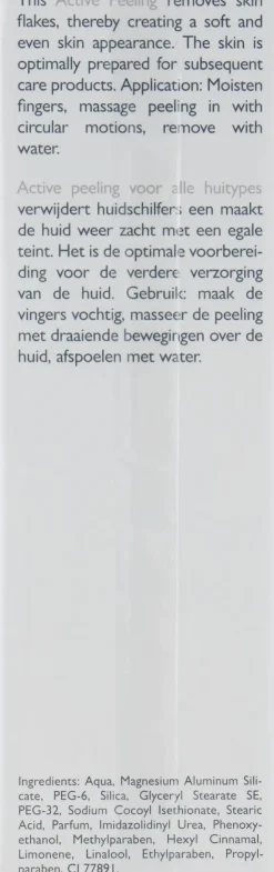 Aktives Gesichtspeeling