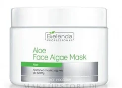 Algengelmaske für das Gesicht mit Aloe