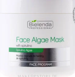 Algen-Gesichtsmaske mit Spirulina
