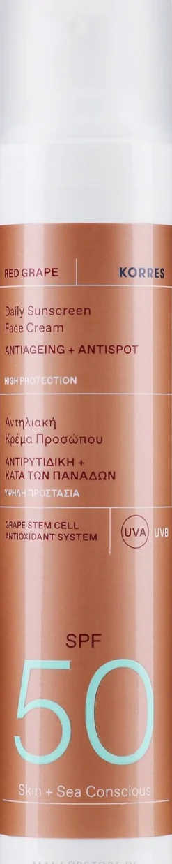 Anti-Aging Sonnenschutzcreme gegen Pigmentflecken SPF 50