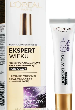 Anti-Aging-Augencreme mit Peptiden und Koffein 60+