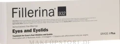 Anti-Aging Augen- und Augenlidergel mit Filler-Effekt, Hyaluronsäure und Kollagen Stuffe 4