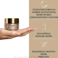 Anti-Aging Nachtcreme für das Gesicht mit Hyaluronsäure