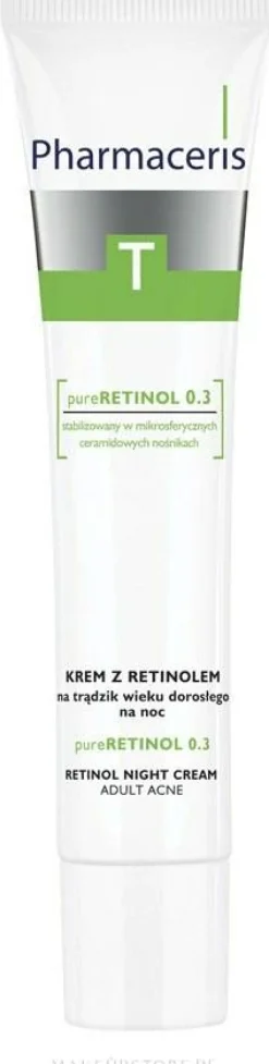 Anti-Akne Nachtcreme für das Gesicht mit Retinol