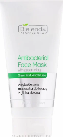 Antibakterielle Gesichtsmaske mit grüner Tonerde