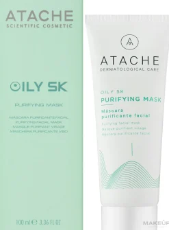 Antibakterielle Reinigungst maske für fettige Haut