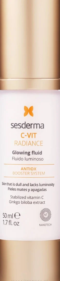 Antioxidatives und Leuchtkraft steigerndes Gesichtsfluid mit Vitamin C