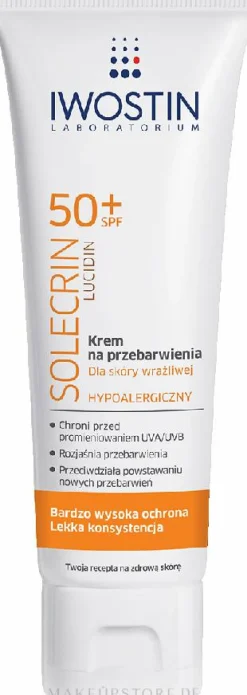 Aufhellende Gesichtscreme mit Sonnenschutz SPF 50+