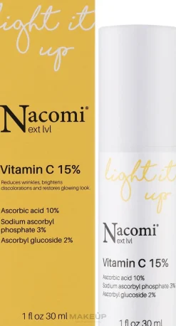 Aufhellendes Anti-Falten Gesichtsserum mit 15% Vitamin C