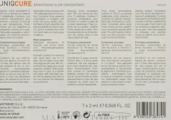 Aufhellendes Gesichtkonzentrat in Ampullen mit Vitamin C №7