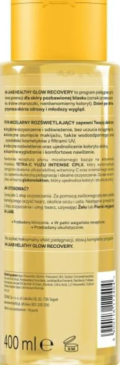 Aufhellendes Mizellen-Reinigungswasser für Make-up-Entfernung