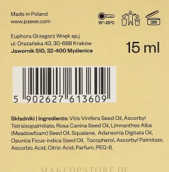 Aufhellendes und verjüngendes Gesichtsserum mit Vitamin C und wertvollen Ölen