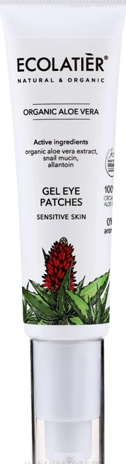 Augengel für empfindliche Haut mit Aloe Vera-Extrakt und Schneckenmucin