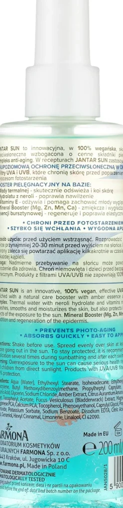 Bernstein Zweiphasiges feuchtigkeitsspendendes Thermalwasser