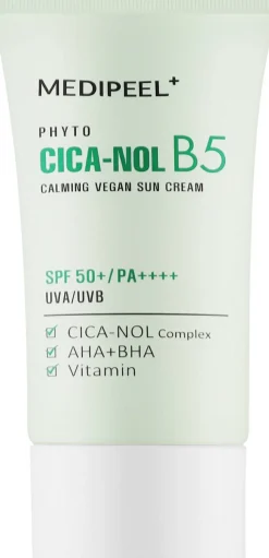 Beruhigende Sonnenschutzcreme für das Gesicht