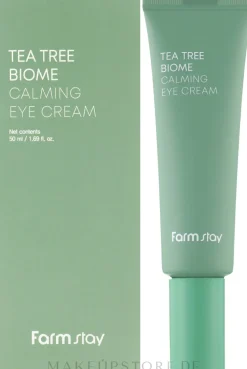 Beruhigende Augencreme mit grünem Tee
