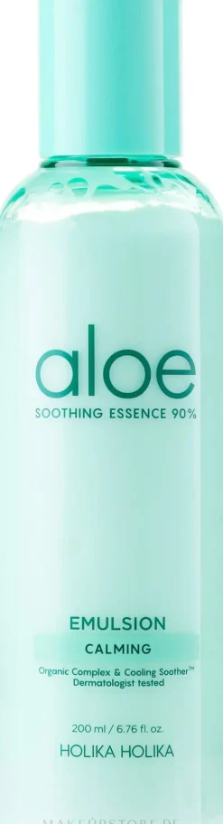Beruhigende Gesichtsemulsion mit 90% Aloe