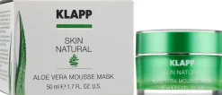 Beruhigende Gesichtsmaske mit Aloe Vera, Jojobaöl und Spirulina