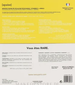 Beruhigende Gesichtsmaske mit Vitamin E und Arnika-Extrakt