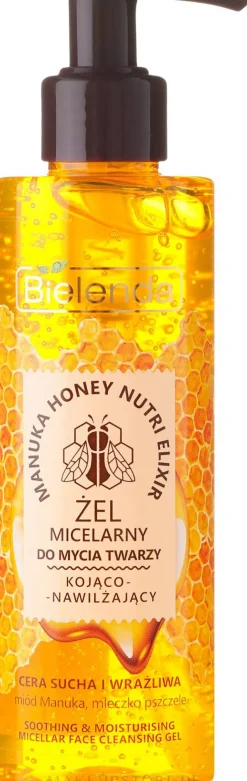 Beruhigendes Mizellen-Gesichtswaschgel mit Manuka-Honig und Gelée Royale
