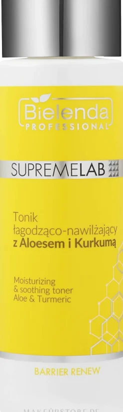 Beruhigendes und feuchtigkeitsspendendes Gesichtstonikum mit Aloe und Kurkuma