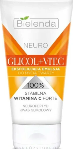 Bielenda Neuro Glicol + Vit.C Exfoliating Cleansing Emulsion