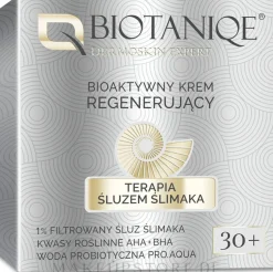 Bioaktive regenerierende Gesichtscreme mit Schneckenschleim