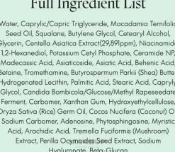 Creme für empfindliche Haut mit asiatischer Säure
