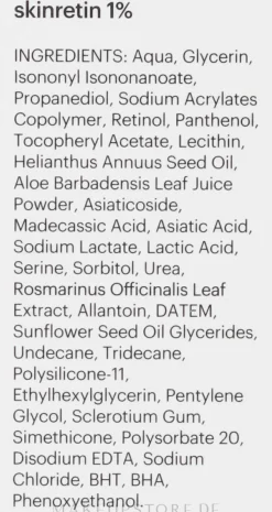 Creme mit 1% reinem Retinol