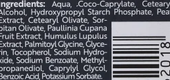 Creme für die Augenpartie mit Guarana