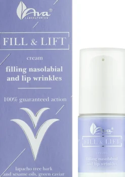 Creme gegen Falten für Nase und Lippen