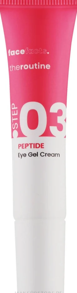 Creme-Gel für die Haut um die Augen mit Peptiden