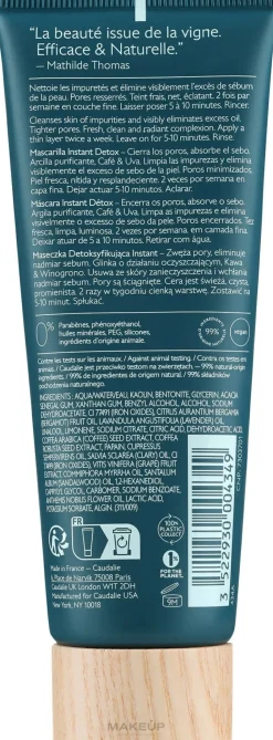 Detox-Gesichtsmaske zur tiefen Reinigung mit rosa Tonerde