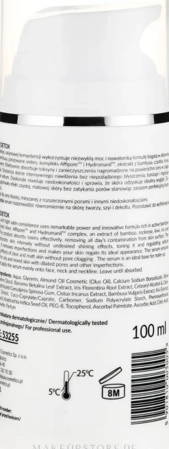 Detox Gesichtsserum mit Bambuskohle und ionisiertem Silber