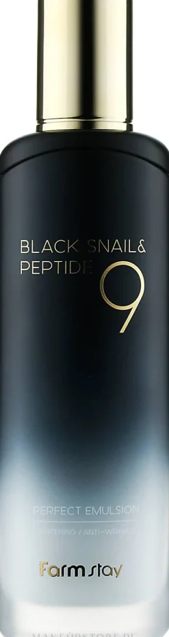 Emulsion mit schwarzem Schneckenschleim und Peptiden