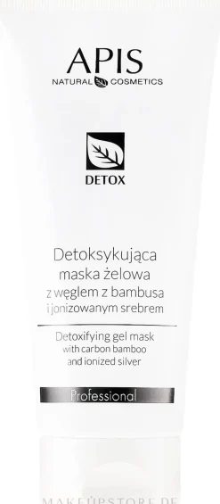 Entgiftende Gelmaske mit Bambuskohle und ionisiertem Silber