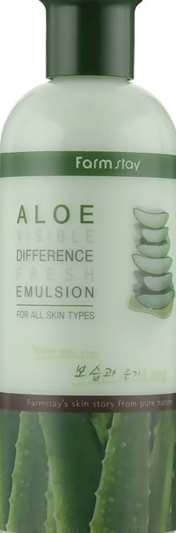 Erfrischende Gesichtsemulsion mit Aloe-Extrakt