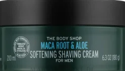 Erweichende Rasiercreme für Männer mit Maca Wurzel und Aloe