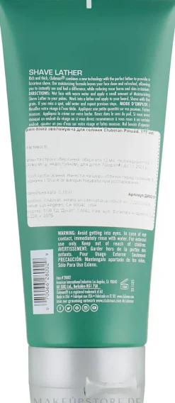 Feuchtigkeitsspendende Rasierschaum-Creme