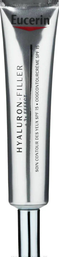 Feuchtigkeitsspendende Anti-Aging Augencreme mit Hyaluronsäure, Saponin und Enoxolone SPF 15