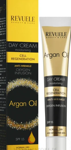Feuchtigkeitsspendende Anti-Falten Tagescreme mit Arganöl
