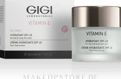Feuchtigkeitsspendende Gesichtscreme für fettige Haut mit Vitamin E