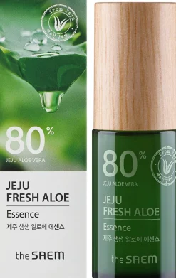 Feuchtigkeitsspendende Gesichtsessenz mit 80% Aloe Vera-Saft