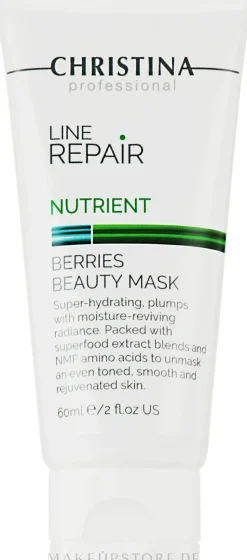 Feuchtigkeitsspendende Gesichtsmaske mit Beeren