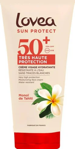 Feuchtigkeitsspendende Gesichts-Sonnencreme mit tahitianischem Monoi-Öl