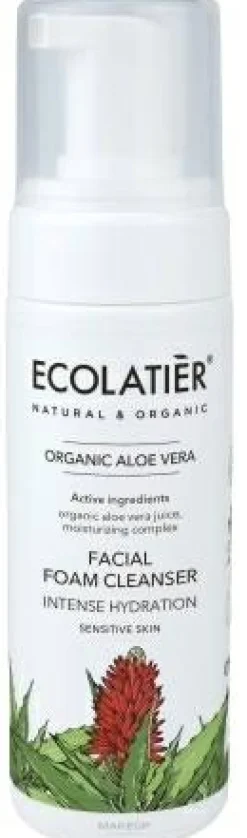 Feuchtigkeitsspendender Gesichtswaschschaum mit Bio Aloe Vera-Extrakt