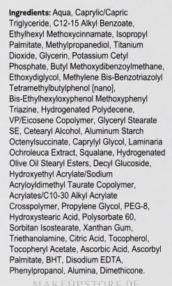 Feuchtigkeitsspendende Schutzcreme SPF 50+