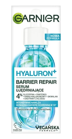Feuchtigkeitsspendendes Gesichtsserum für normale und Mischhaut mit Hyaluronsäure und Aloe Vera