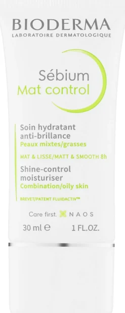 Feuchtigkeitsspendendes mattierendes und seboregulierendes Gesichtscreme-Gel