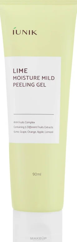 Feuchtigkeitsspendendes Peelinggel für das Gesicht mit AHA-Säuren und Fruchtextrakten